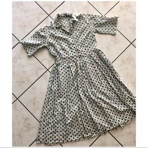 1950s Dress 1950s vintage cotton floral dress